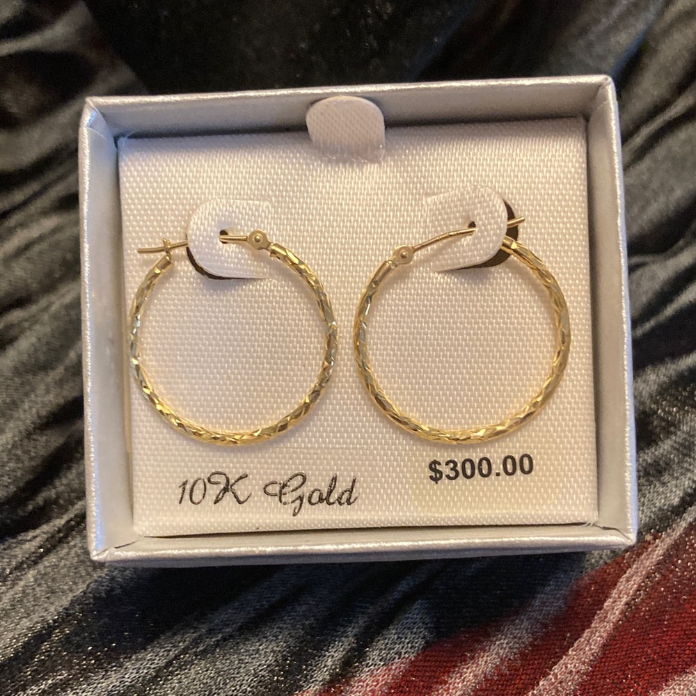 Elegant Gold Hoop Earrings
